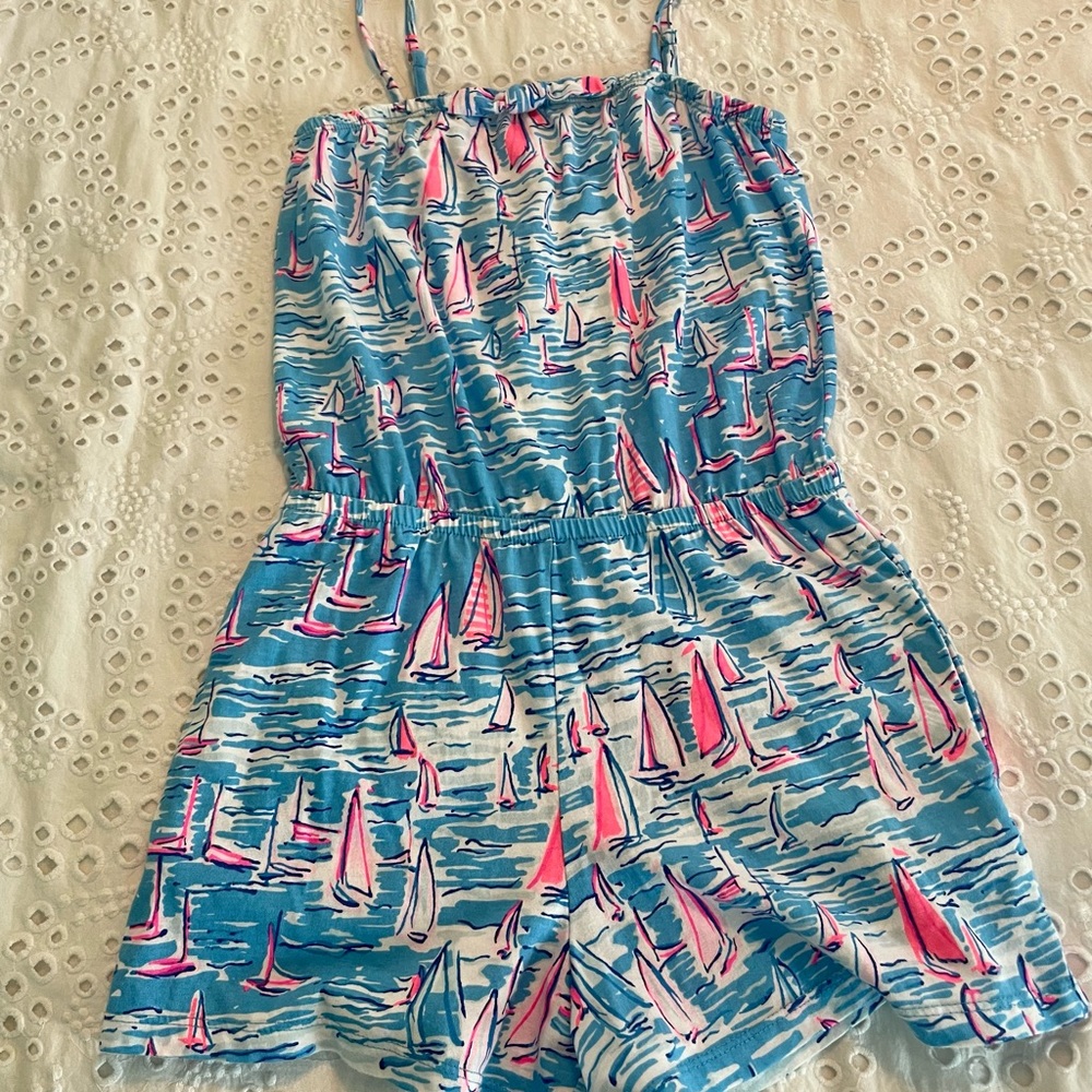 Adorable, Lilly Pulitzer romper L (8-10)
